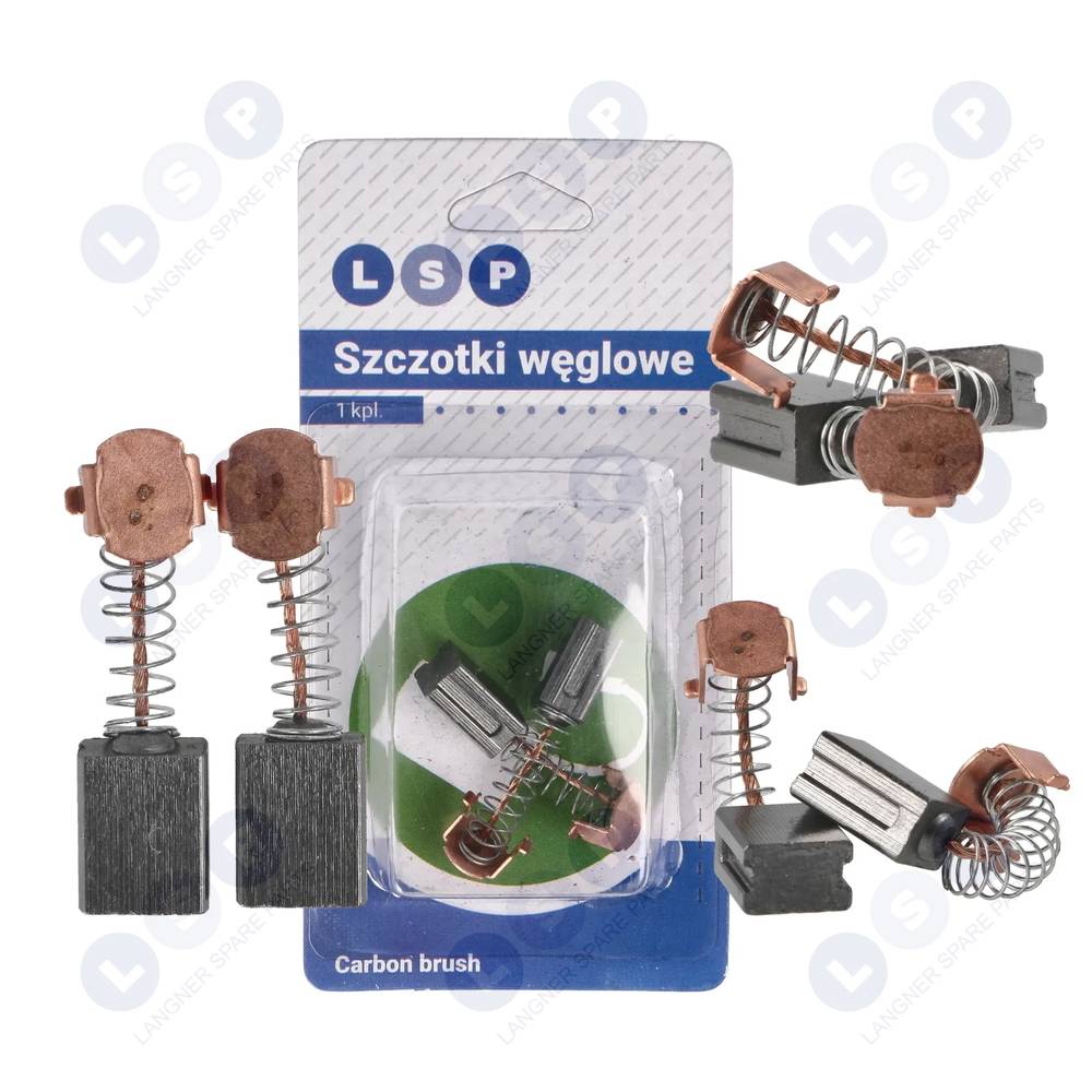 Uhlíkové kefy 6x9x11 mm univerzálne pre trhové elektrické náradie